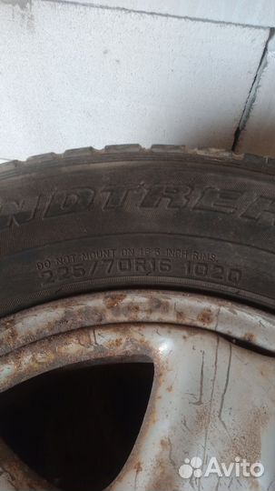 5 колес в сборе dunlop grandtrek R16 Toyota