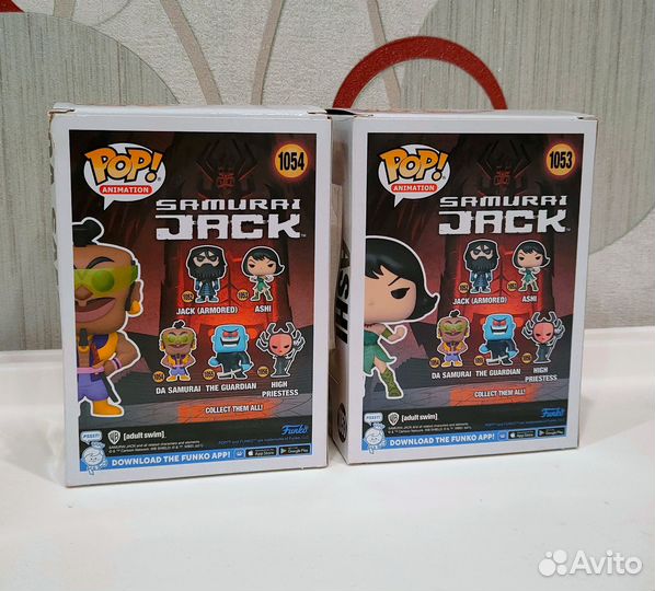 Funko Pop Samurai Jack 1053 1054