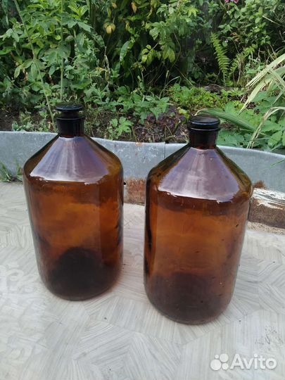 Бутыль стеклянная 5 литров