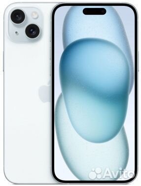 Смартфон Apple iPhone 15 Plus 128Gb, A3096, голубо