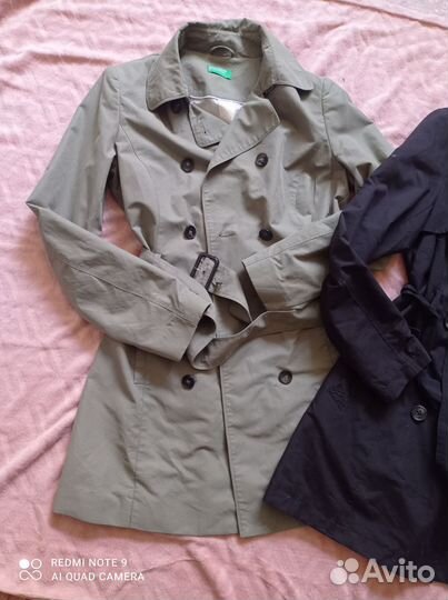 Плащ benetton новый