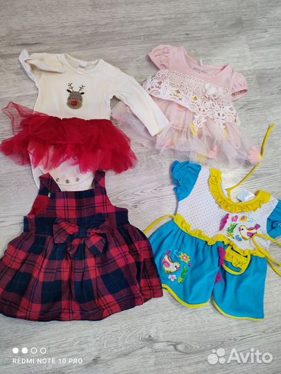 2 пакета вещей на девочку 62
