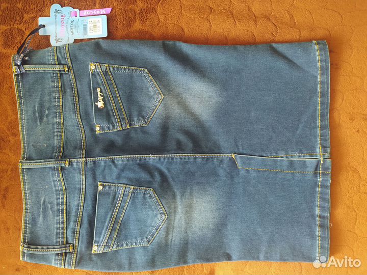 Юбка джинсовая