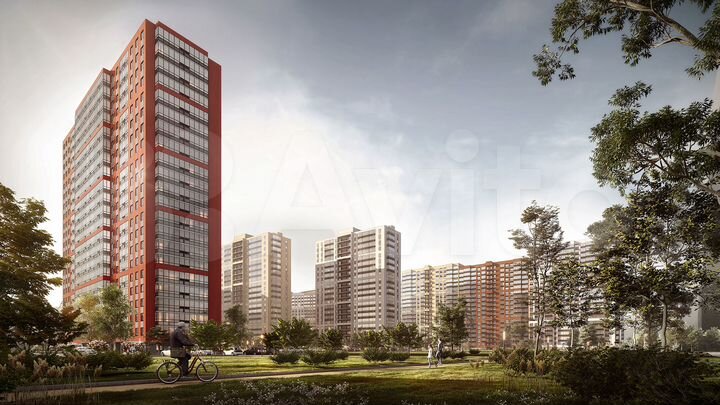 2-к. квартира, 60,1 м², 3/22 эт.