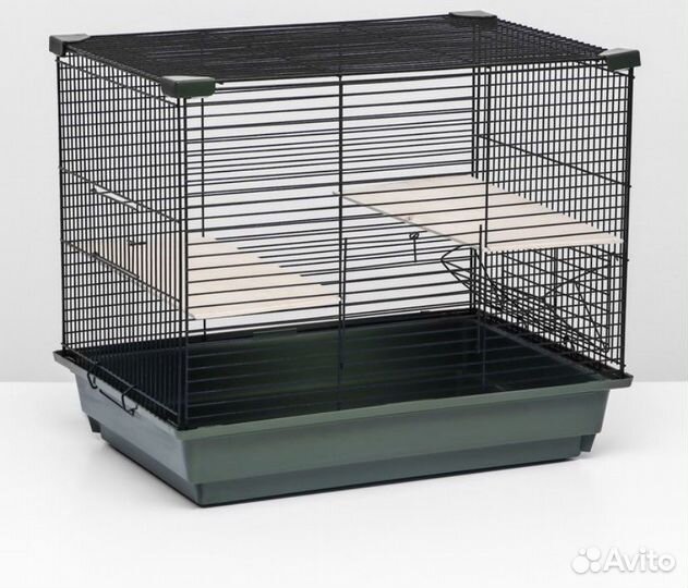 Клетка для шиншилл, разборная, 58х40х49
