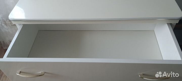 Комод белый 3 полки