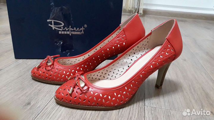 Туфли лодочки Respect, натур.кожа, новые,р.39