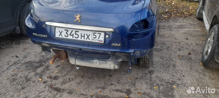 Запчасти на peugeot 206