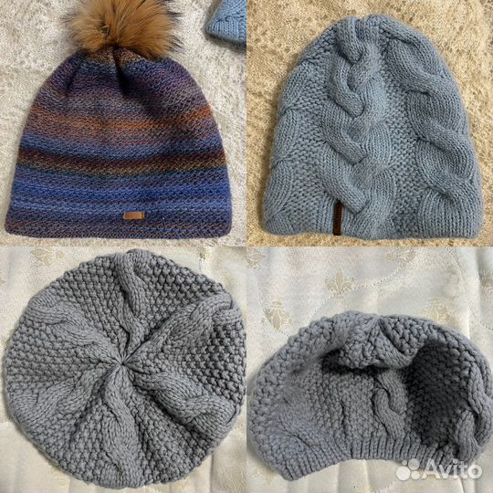 Шапки шерстяные женские