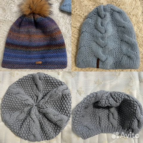 Шапки шерстяные женские