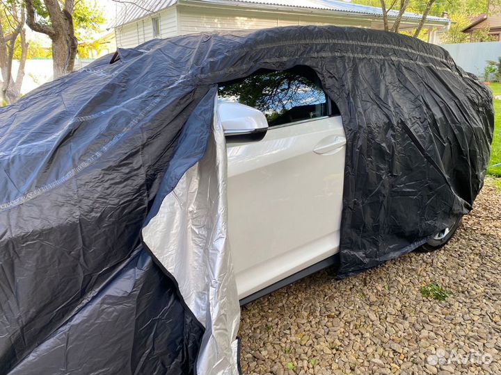 Автотент чехол для защиты кузова от осадков