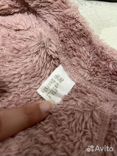 Кофта на молнии для девочки h&m 74