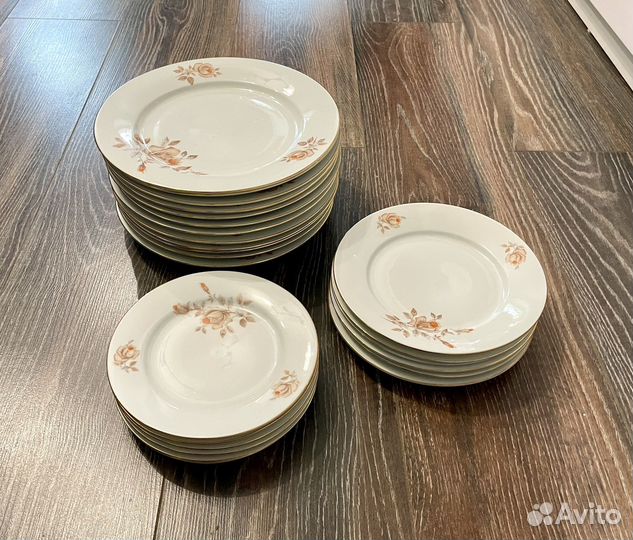 Сервиз столовый 45 предметов Чехословакия Epiag