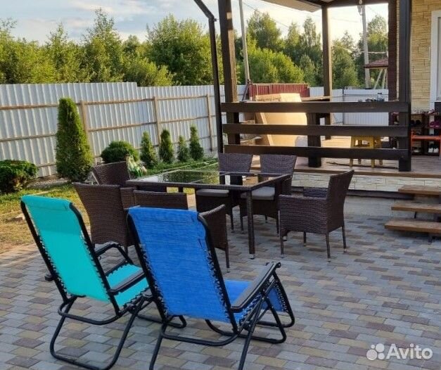 Плетеный стол из ротанга, стулья. Комлект для дачи