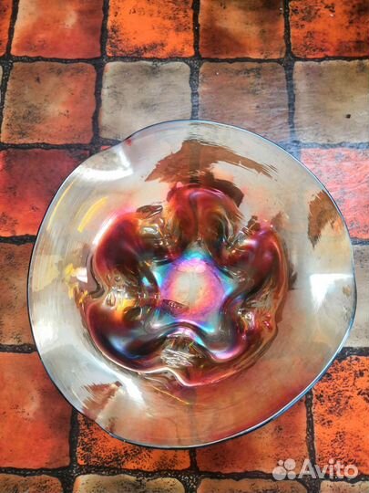 Пепельница, конфетница, поднос стеклянный