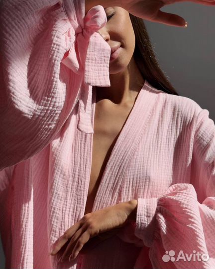 Летний костюм из муслина женский