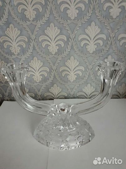 Подсвечник хрустальный СССР