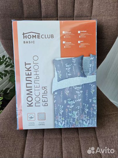 Постельное евро новое