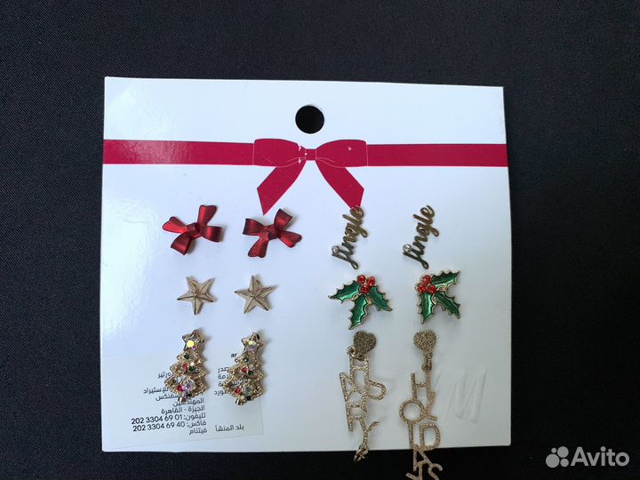 Сережки H&M новые