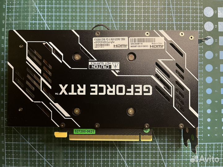 Видеокарта RTX 3050 8gb