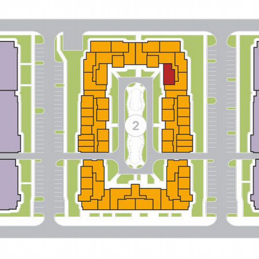 2-к. квартира, 64,1 м², 2/4 эт.