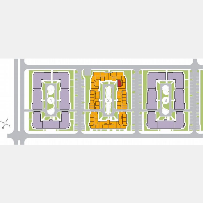 2-к. квартира, 64,1 м², 2/4 эт.