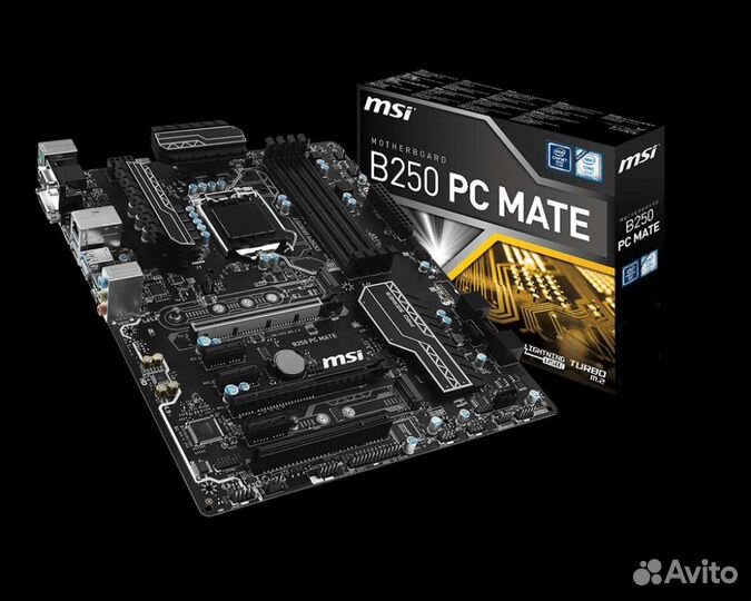Материнская плата msi b250 pc mate lga 1151