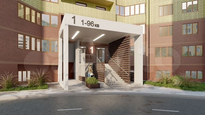 1-к. квартира, 45,2 м², 6/17 эт.