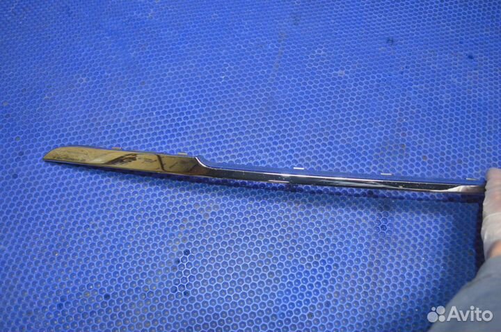 Молдинг заднего бампера хром Kia Optima 4 JF/ K5 JF 2015-2020