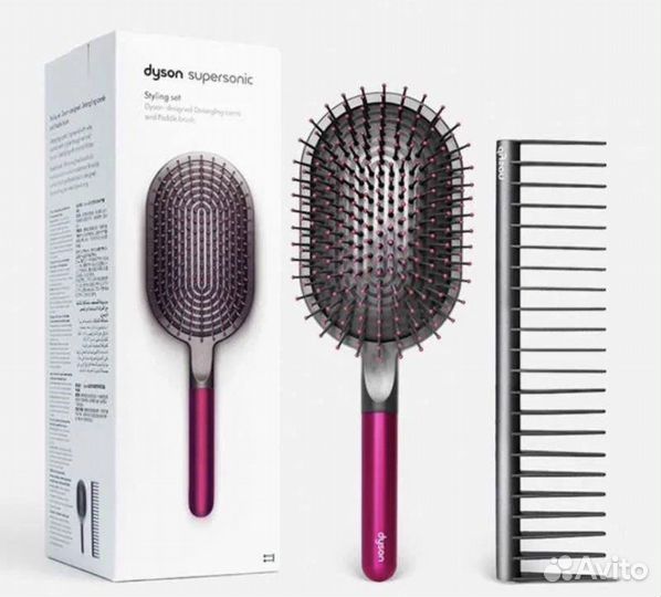 Расческа dyson 2в1 с гребнем