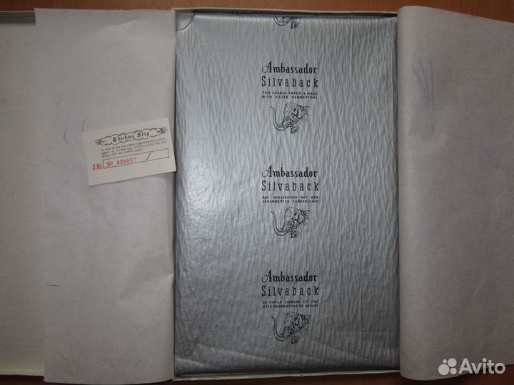 Набор копировальной бумаги Ambassador Silvaback