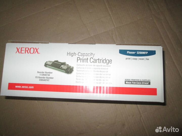 Новый оригинальный картридж Xerox 113R00730