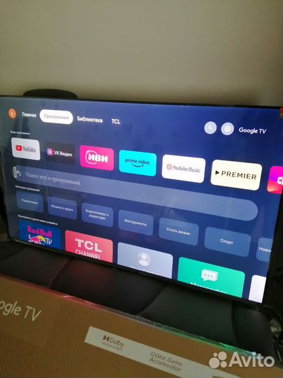 Телевизор TCL 55 дюймов qled новый 120Gz