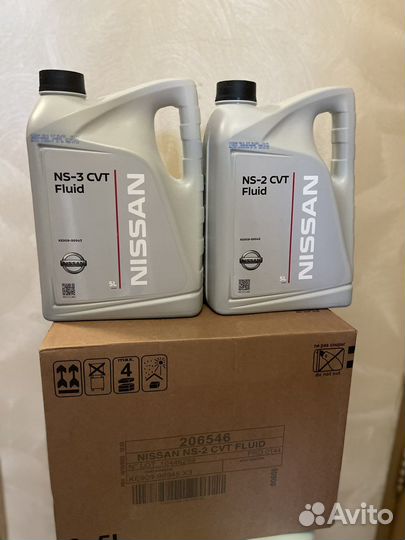 Масло трансмиссионное nissan ns2/ns3 CVT Fluid