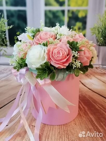 Букет из мыльных цветов