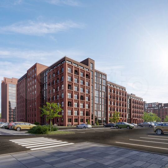 2-к. квартира, 54,4 м², 6/7 эт.