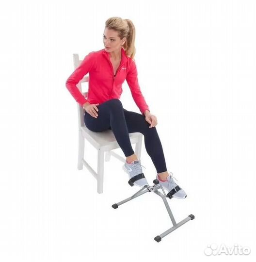 Велотренажер Bradex аэроб нью, компактный, серый