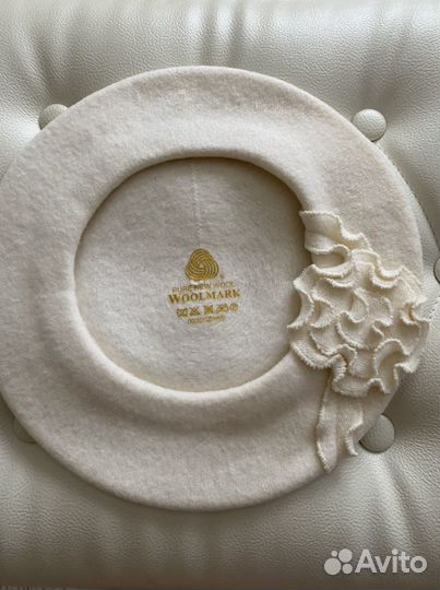 Шапка малиновая,берет и повязка на голову