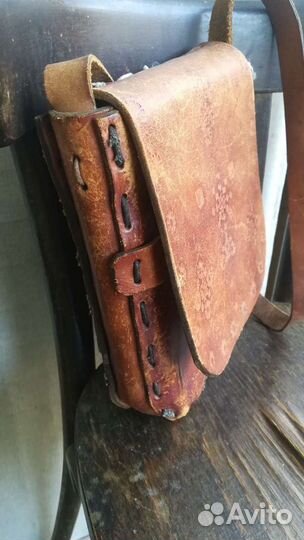 Кожаная сумка. Винтаж