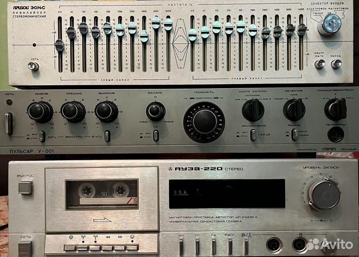 Магнитофон кассетный Яуза 220