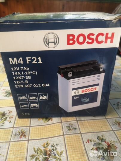 Аккумулятор на мотоцикл 12в