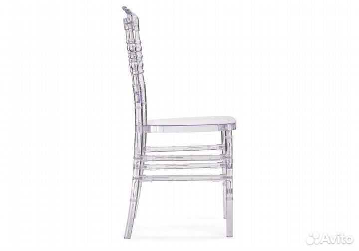 Пластиковый стул Chiavari 1 clear white. Москва