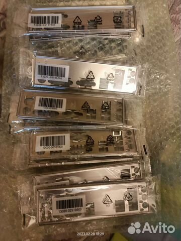 Задние планки от материнских плат Asus