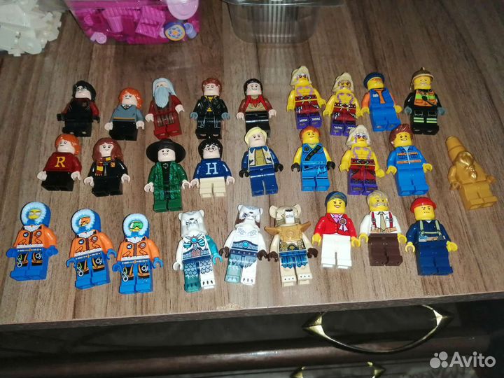 Lego минифигурки Harry Potter, Ninjago, chima,city