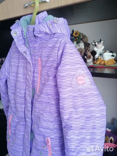 Зимний костюм для девочки 128