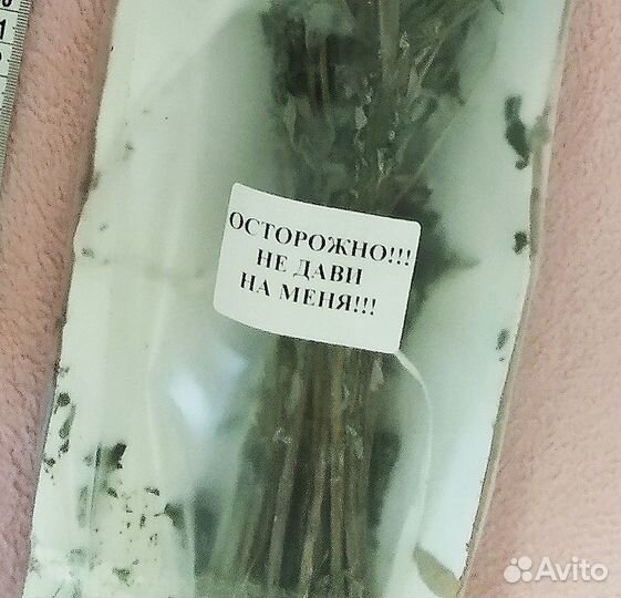 Мята перечная, пучок, веник для бани в упаковке