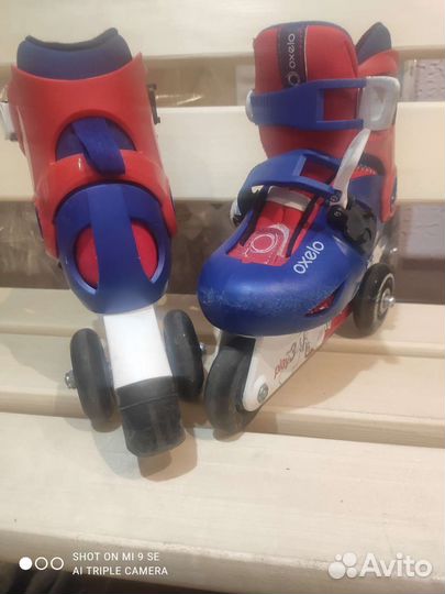 Роликовые коньки детские раздвижные