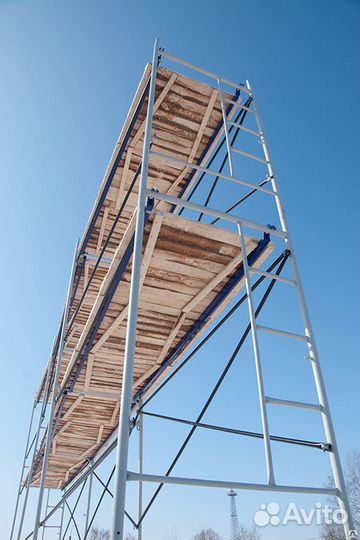 Леса строительные 300м2, вышка-тура 6,3м в аренду