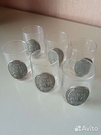 Стопка водка медведь