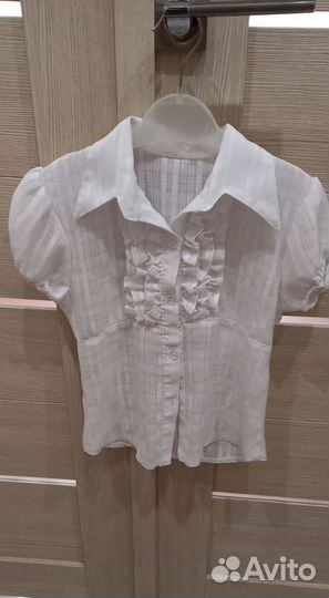 Блузки школьные 122 128